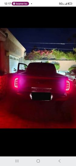 Tacoma Sequenced LED Blacked tail Lights