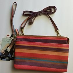 Mundi ~ Brady Crossbody Wristlet Belt Bag Santa Fe Stripe NWT