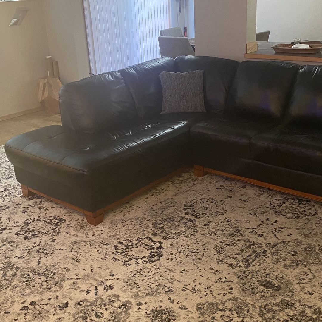 Ashley Furniture Leather Couch 