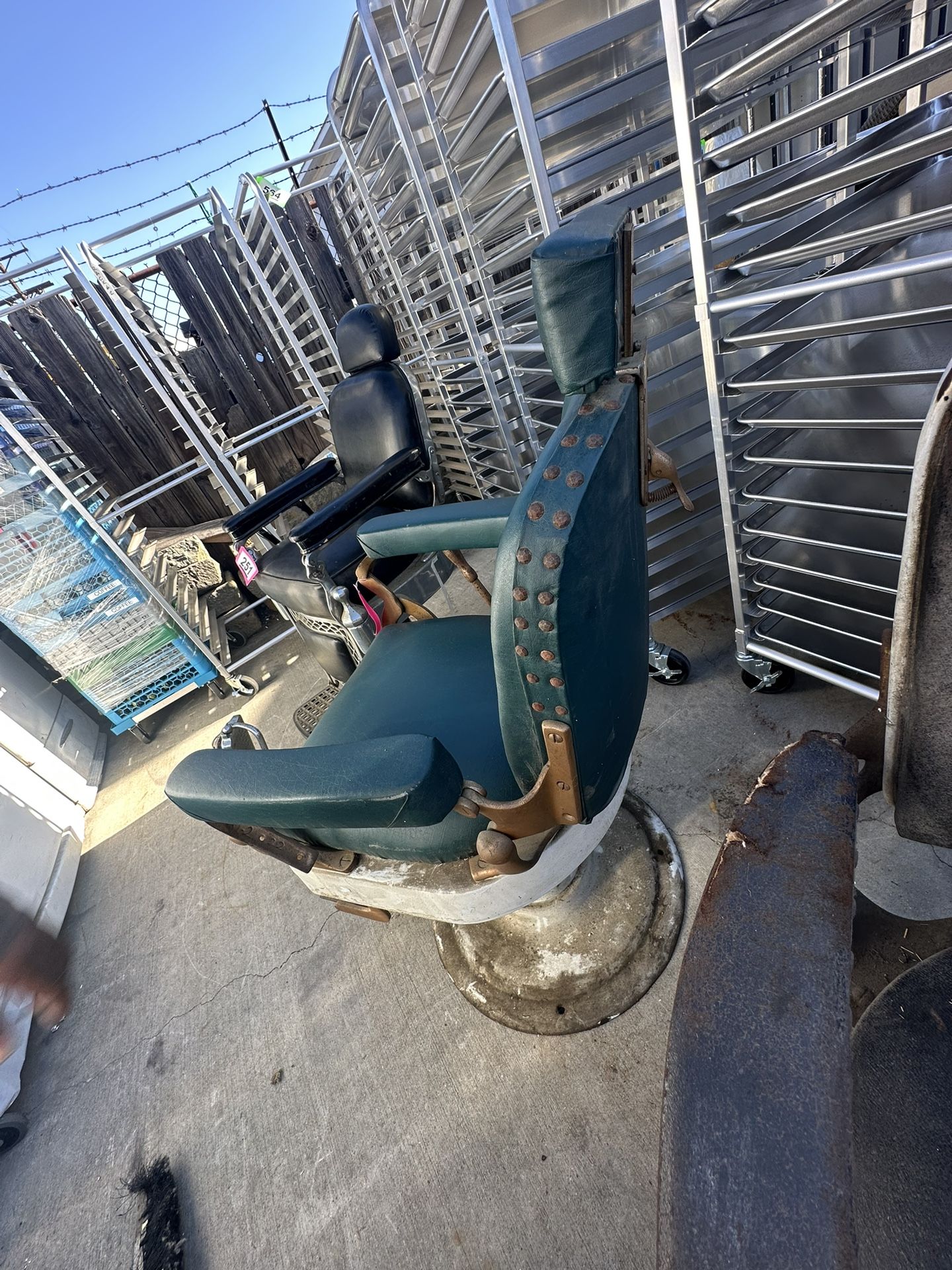 Vintage Koken Barber Chair 