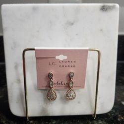LC LAUREN CONRAD Double-Drop Statement Earrings