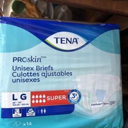 Tena pro skin unisex briefs