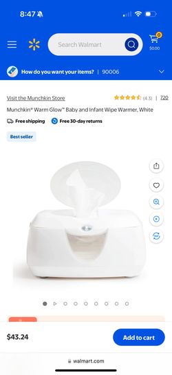 Munchkin Wipe Warmer With Light