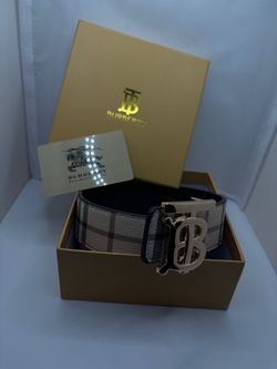 Burberry belt reversible