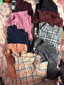 Mixed Lot of men’s Button-Up Shirts