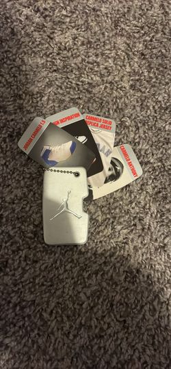 Authentic rare Air Jordan metal hang tag