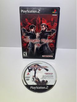 Vampire Night PlayStation 2 Ps2 No Manual - Tested and Working