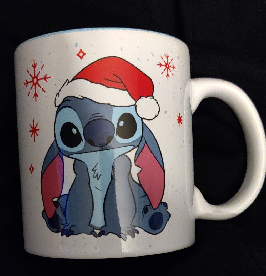 Disney Santa Stitch Mug 20 oz. Christmas