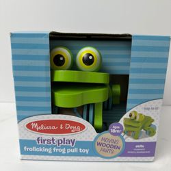 First Play Frolicking Frog Pull Toy 