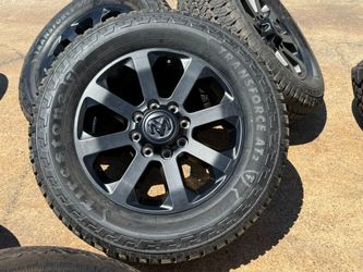 (4) 20" Dodge Ram 2500 3500 Midnight Edition OEM Factory Black Wheels TireS 98% 2025