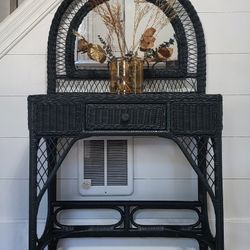 Wicker Vanity