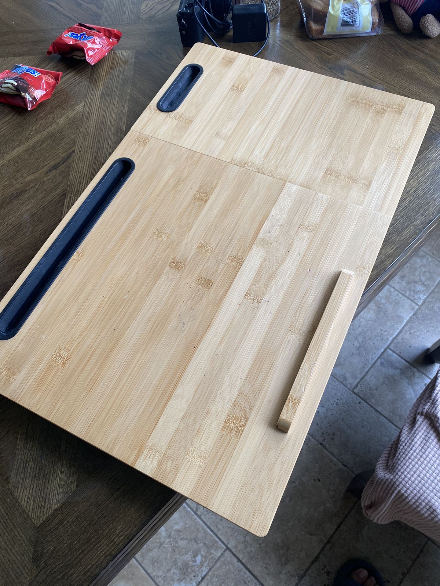 bamboo laptop iPad table