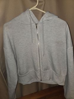 Grey zip up