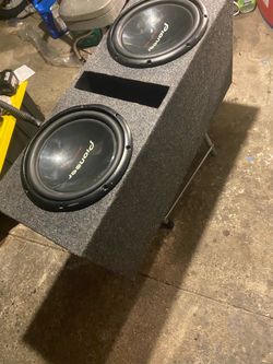 Pioneer 12s subwoofers