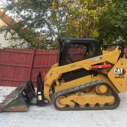Bobcat And Concrete Machine 