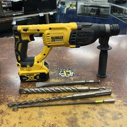 Dewalt 1” SDS Plus Brushless Hammer Drill W/ 4ah battery