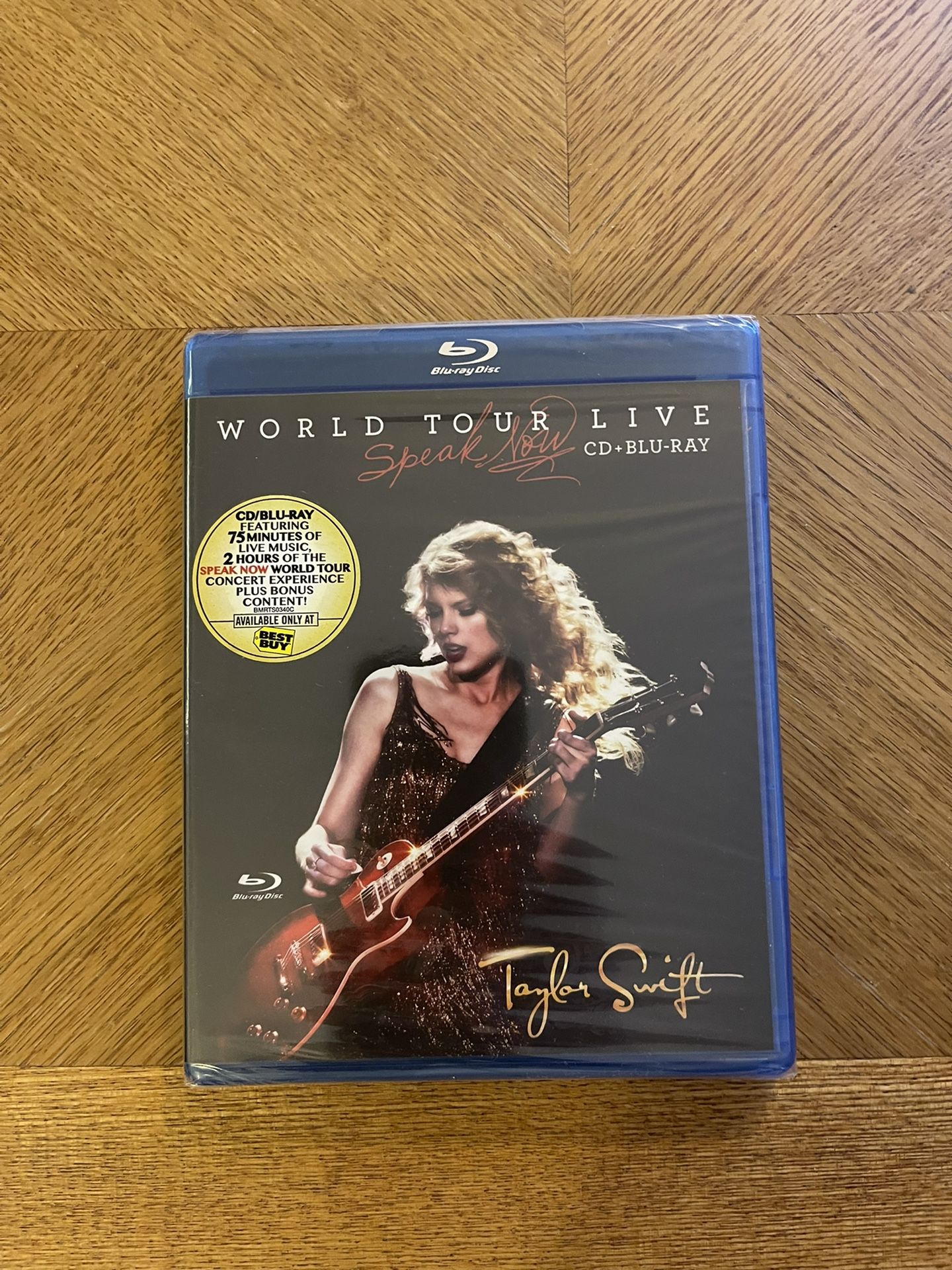 Taylor Swift Speak Now World Tour Live OUT OF PRINT Blu-ray + CD set