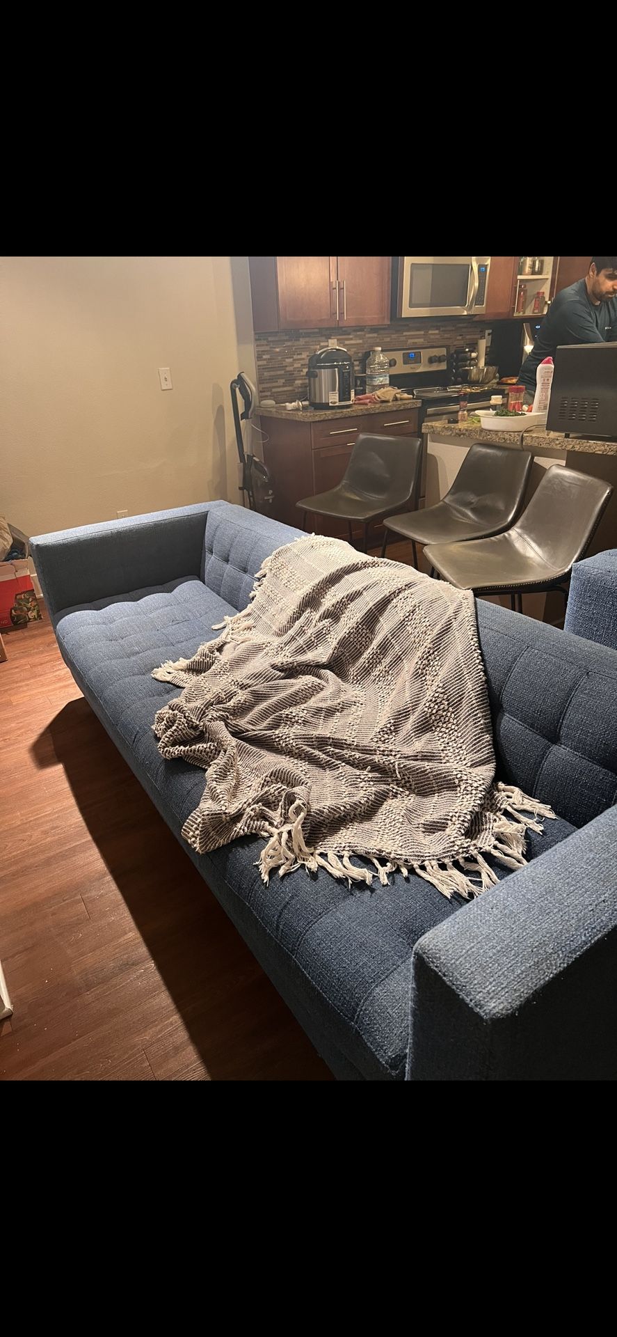 Living Spaces Couch Set