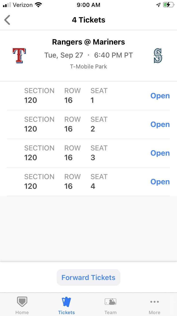 Baseball Tickets