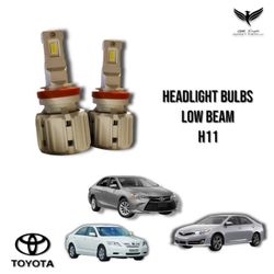 07-17 Toyota Camry Headlight Led bulbs Low Beam Super white and bright Free Installation