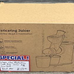 Silonn Slow Masticating Cold Press Juicer High Juice Yield Brand New 