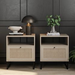 Nathan James Nightstands Set Of 2