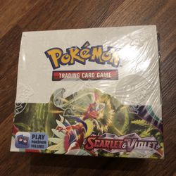 Pokémon Booster Box Scarlet And Violet Sealed 