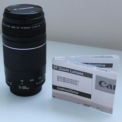 Canon EF 75-300 mm f/4-5.6 III Telephoto Zoom Lens