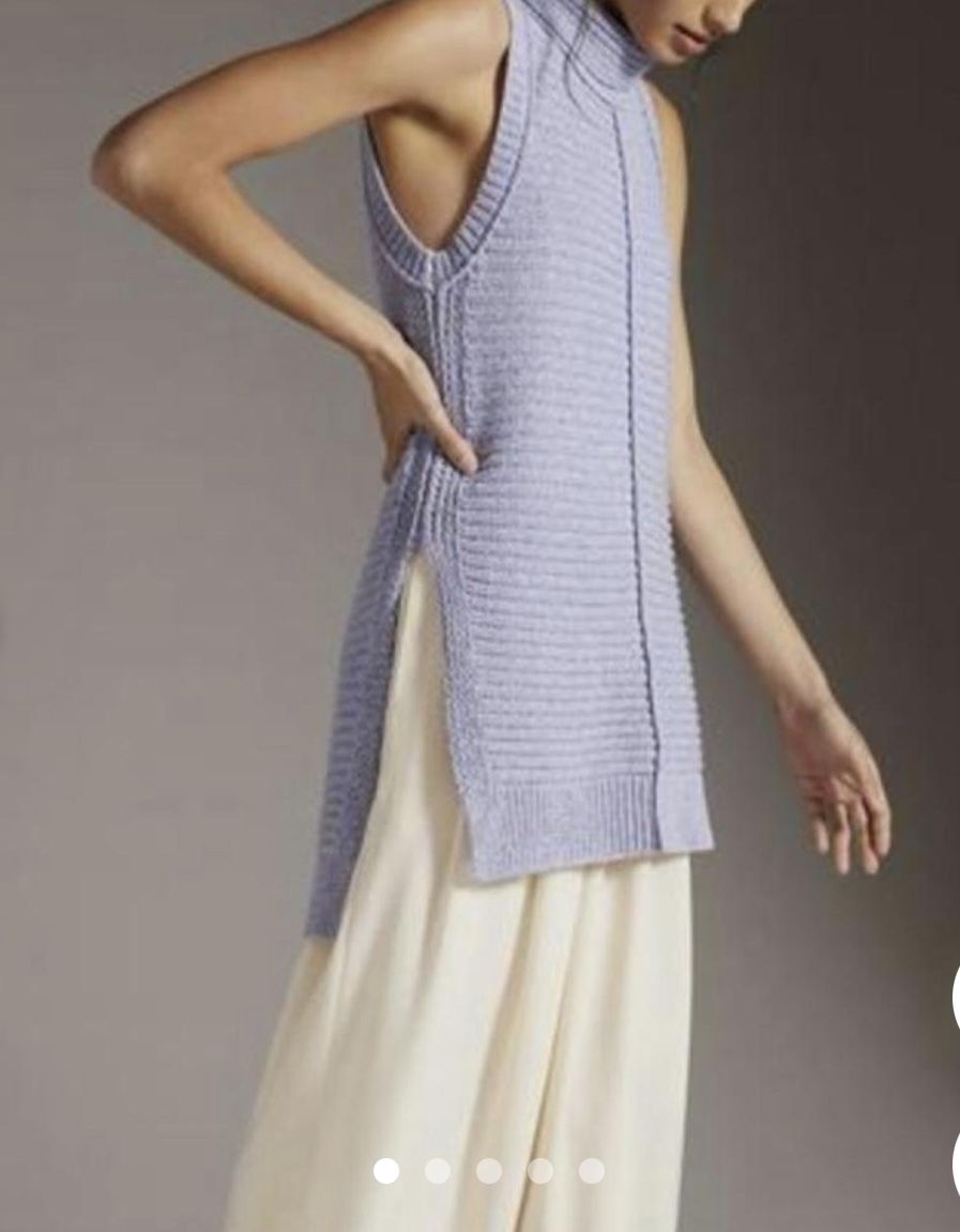 Women’s Anthropologie Pilcro Turtleneck Sweater Vest 
