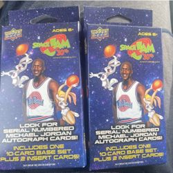 💥2026 Upper Deck Space Jam 30th Anniversary 12 Card Hanger Packs Lot Of 2 New