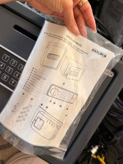 ANSLOCK drop slot safe, keypad, keys included