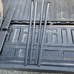 2014 -2018 Sierra Silverado Oem Black Door Moldings