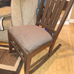 Upholstered  rocking chair