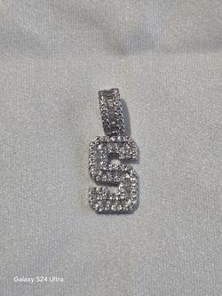 Silver 925 S Pendent Alphabet Available 100% Plata