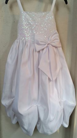 Girls White Dress