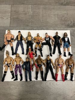 WWE Wrestling Action Figures Lot of 15