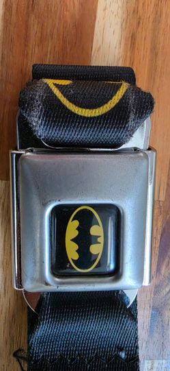 Batman Seatbelt Style Belt