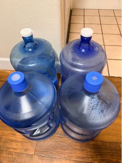 Water Bottle, Blue color, Size- 5 Gallons , 2 quantity