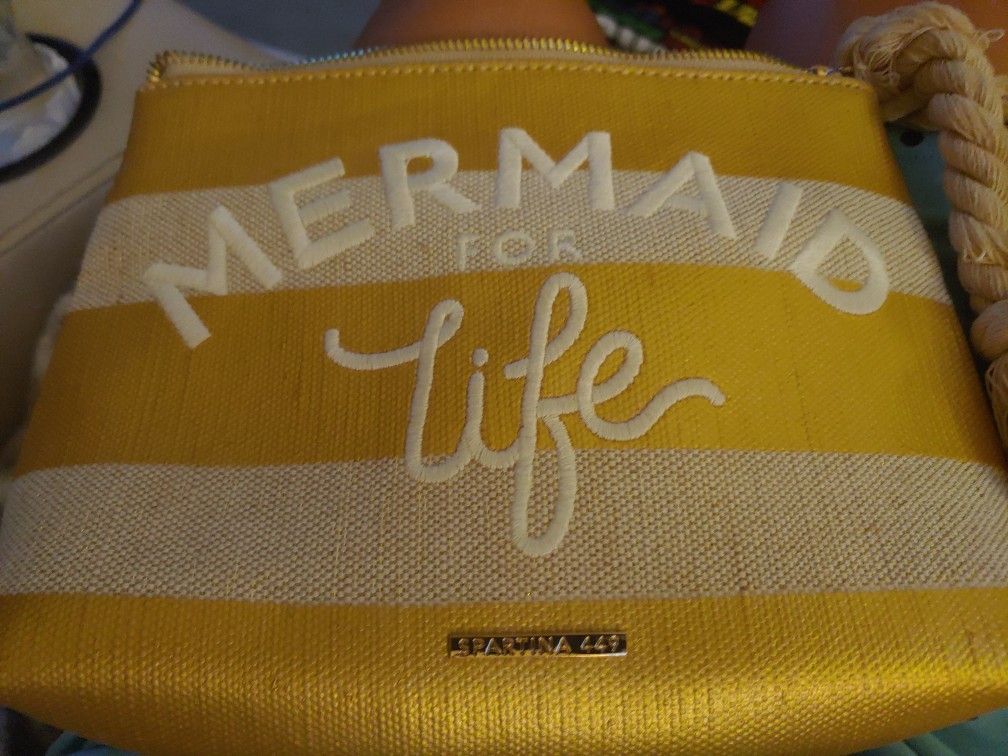 Spartina 449 | Golden 'Mermaid For Life' Wristlet