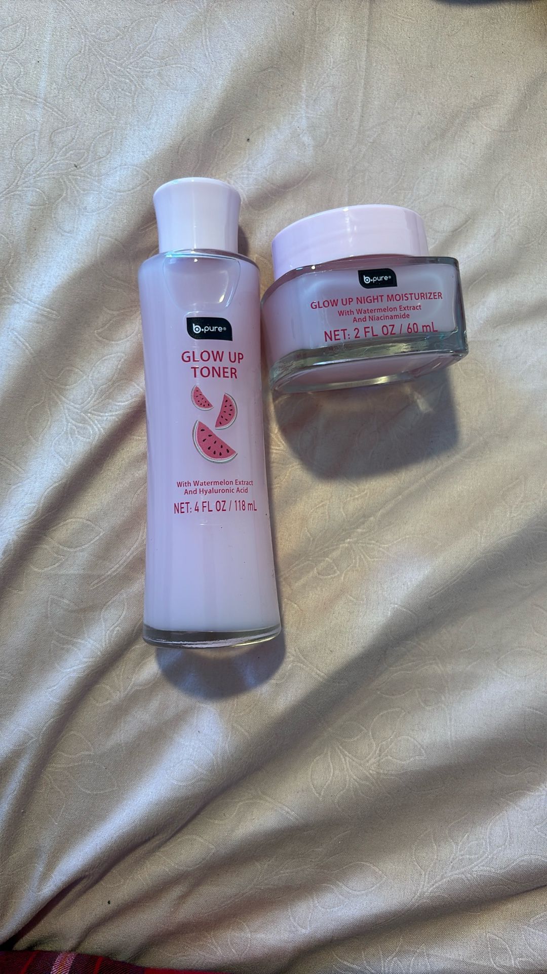 Glow Up Toner And Glow Up Night Moisturizer 