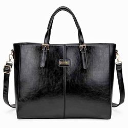 Badgley Mischka Julia Vegan Leather Tote Weekender Travel Bag