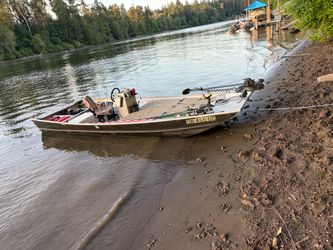 Jet Jon boat with custom bass deck