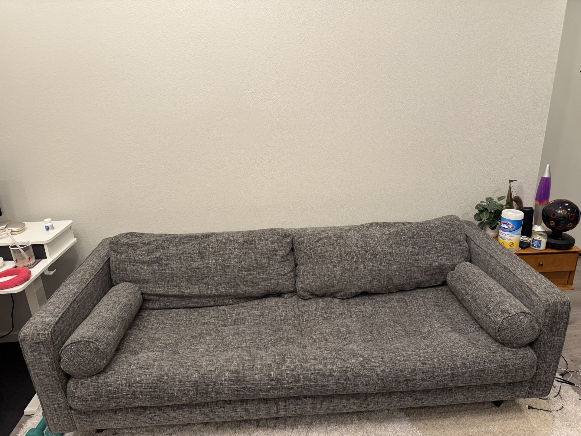 Grey 88” Couch (Sven Brand)