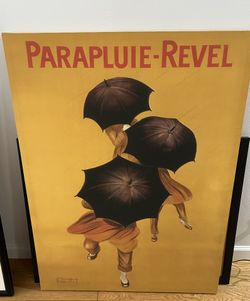 Parapluie-Revel 1922 TStretched Canvas Painting 30”x40”