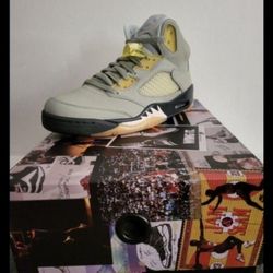 Jordan 5s Size 8.5 M Brand New In Box 100% Authentic W10 