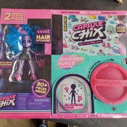 Capsule Chix Shimmer Surge Collection 2pak - New 