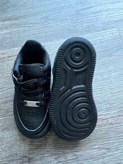 Toddler air force & dark purple crocs 8c
