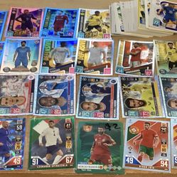Topps Match Attack Soccer/Football card lot of 144 Cards