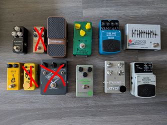 Guitar effects pedals