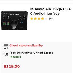 M Audio Interface 